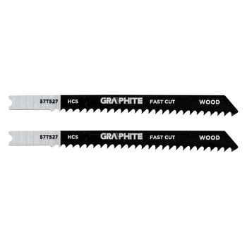 Brzeszczot do wyrzynarki, 8 TPI, HCS, uchwyt typu U, 2 szt., zgrubne cięcie