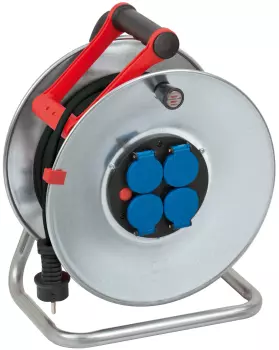 Brennenstuhl Garant S Przedłużacz bębnowy 25 m IP44, H07RN-F 3G2,5 (FR/BE)