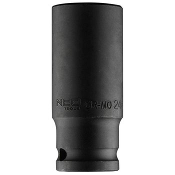 Nasadka udarowa 1/2" długa, 24 x 78mm , Cr-Mo