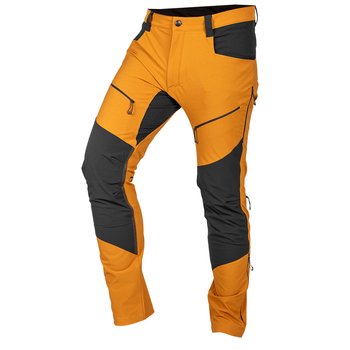 Spodnie robocze OUTDOOR, 4 way stretch, musztardowe, rozmiar L