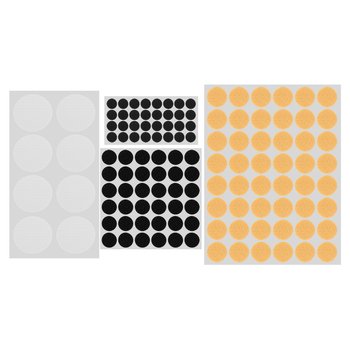 Podkładki filcowe i piankowe EVA samoprzylepne, mix, 124 szt.