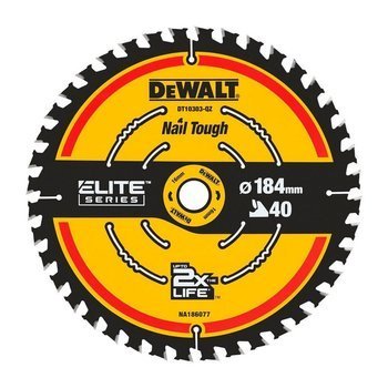 DeWalt DT10303 Tarcza Pilarska 184mm 40z do Drewna EXTREME