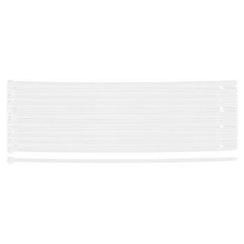 Opaski zaciskowe EXTREME 4.8 × 200 mm, białe, 100 szt.