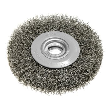 Szczotka druciana tarczowa 125 x 20 mm, drut karbowany, stalowy