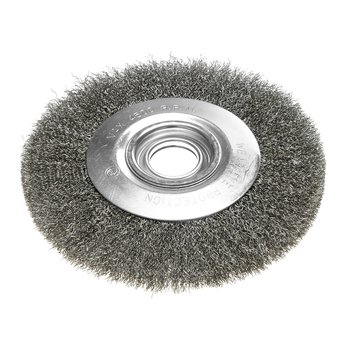 Szczotka druciana tarczowa 200 x 32 mm, drut karbowany, stalowy
