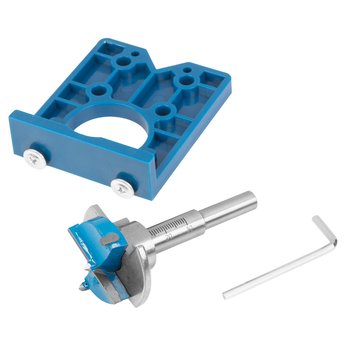 Frez puszkowy 35 mm z ogranicznikiem  + szablon