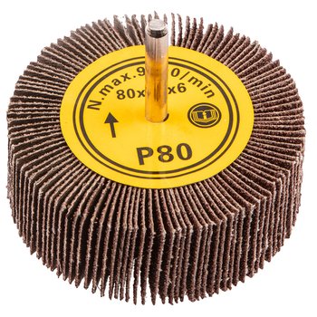 Ściernica listkowa trzpieniowa, 80 x 30 mm, K80