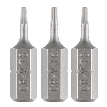 Bity Torx T6 x 25 mm, 3 szt.