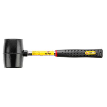 Młotek gumowy 450 g, trzonek metalowy