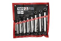 KOMPLET KLUCZY OCZKOWO-ODGIĘTYCH 8-CZĘŚCI 6-22MM