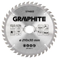 Tarcza do pilarki, widiowa, 210 x 30 mm, 40 zębów