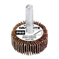 Ściernica listkowa trzpieniowa 30 x 15 x 6 mm, P80