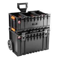 Skrzynka na kołach + skrzynka otwarta, system modułowy I