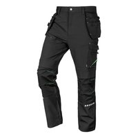 Spodnie robocze Mix&Match, 4 way stretch, z kaburami, Cordura, czarne, rozmiar S