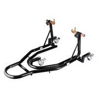 Stojak motocyklowy na tylne koło