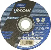 Tarcza do metalu 125x1x22,23 Norton Vulcan 50 sztuk
