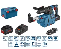 Bosch GBH 18V-26 F Młot udarowo-obrotowy akumulatorowy SDS plus 18V (2x ProCORE18V 5.5Ah, GAL 1880CV, GDE 18V-16, L-BOXX 238)