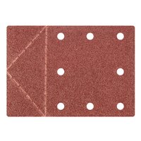 Papier ścierny 115 x 160 mm, otwory, perforacja do odrywania, rzep. K60, 3 szt.