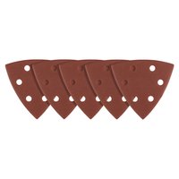 Papiery ścierne delta na rzep 93 x 93 mm, P240, 5 szt., z 6 otworami