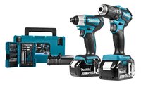 ZESTAW COMBO LI-LON 18V DTD155+DDF483 2*3.0AH MAKPAC + ACC