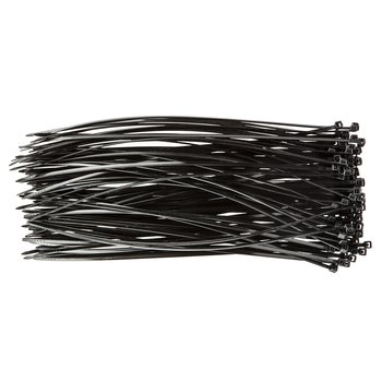 Opaski zaciskowe 2.5 x 200 mm, 100 szt., czarne