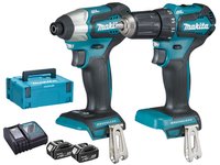 ZESTAW COMBO LI-LON 18V DTD155+DDF483 2*5.0AH MAKPAC