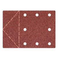 Papier ścierny 115 x 160 mm, otwory, perforacja do odrywania, rzep. K40, 3 szt.