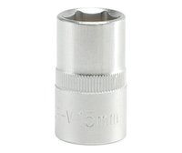 NASADKA KRÓTKA 6-KĄTNA CHROMOWANA 1/2'' 15MM