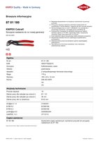 SZCZYPCE DO RUR COBRA 180MM