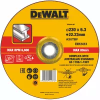 DeWalt DT43919 Tarcza do Szlifowania Metalu 230x6x22,23mm