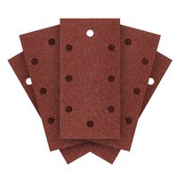 Papiery ścierne na rzep 93 x 185 mm, P40, 5 szt., z 8 otworami