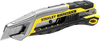 NÓŻ Z BLOKADĄ SUWAKOWĄ 18MM ZINTEGROWANY SYST. ŁAMANIA OSTRZ