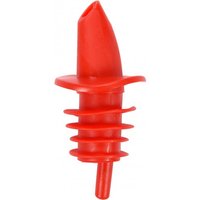 KOREK DO BUTELEK Z DOZOWNIKIEM I RURKĄ CZERWONY