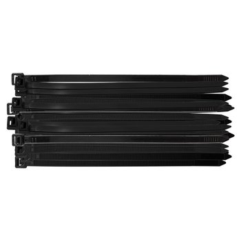 Opaski zaciskowe EXTREME 7.6 × 200 mm, czarne, 50 szt.
