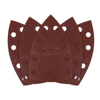 Papiery ścierne na rzep, żelazko 102 x 152 mm, P100, 5 szt., z 11 otworami