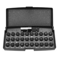 Końcówki wkrętakowe z uchwytem, zestaw 31szt