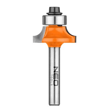 Frez kształtowy z łożyskiem, zaokrąglający, TCT, 22.5 x 9 mm, trzpień 6 mm