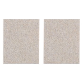 Podkładki filcowe samoprzylepne, jasnobrązowe 80x100mm, 2 szt.