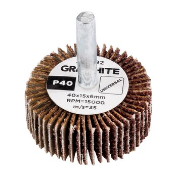 Ściernica listkowa trzpieniowa 40 x 15 x 6 mm, P40