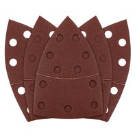 Papiery ścierne na rzep, żelazko 102 x 152 mm, P150, 5 szt., z 11 otworami