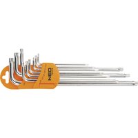 Klucze Torx T10-T50, zestaw 9 szt.