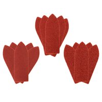 Papier ścierny na rzep delta 32 x 92 mm, K60, K100, K180, zestaw 15 szt.