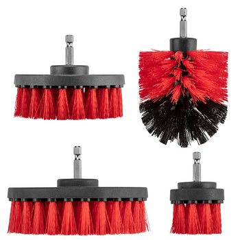 Szczotki czyszczące na wiertarkę, 4 szt.
