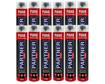Piana pistoletowa PARTNER FIX 700ml 12 sztuk