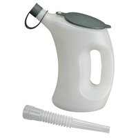 Naczynie pomiarowe z pokrywką-FLA-PE, przezroczyste, 1 litr