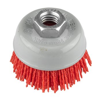 Szczotka nylonowa doczołowa 60 mm, M14