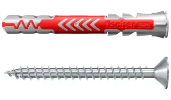 Fischer Kołek Uniwersalny Długi DuoPower 6x50 S z Wkrętem (50 szt.) 538255