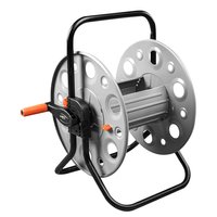 Stojak na wąż ogrodowy, metalowy, do 100 m węża 1/2"