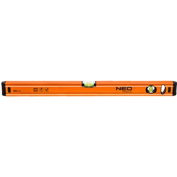Poziomnica aluminiowa 60 cm, 2 libelle
