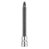 Końcówka wkrętakowa PZ2 na nasadce 1/4", długa, 87 mm